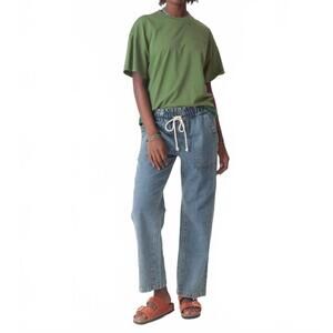 NEW ELECTRIC & ROSE classic crewneck tee in olive